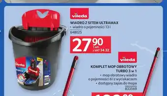 Selgros Wiadro z sitem Ultramax Vileda oferta