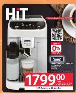 Selgros Ekspres do kawy DeLonghi Magnifica Plus ECAM320,60.W oferta