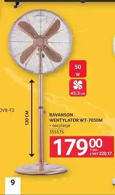 Selgros Wentylator stojący Ravanson WT-7050 m oferta