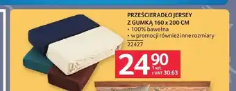 Selgros Prześcieradło Jersey z gumką 160x200 cm oferta