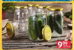 Selgros Komplet słoików z zakrętkami oferta