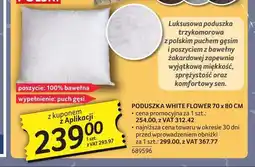 Selgros Poduszka White Flower 70x80 cm oferta