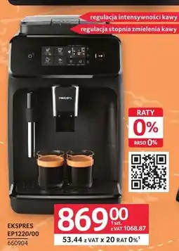 Selgros Ekspres do kawy Philips EP1220/00 oferta