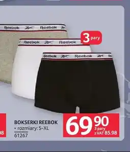 Selgros Bokserki męskie Reebok 3-pak oferta