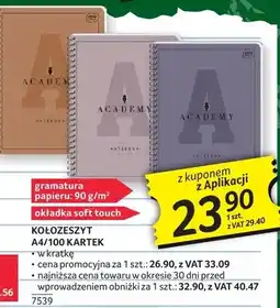 Selgros Kołozeszyt A4 Academy Interdruk oferta