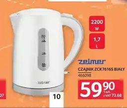 Selgros Czajnik Zelmer ZCK7616S Biały oferta