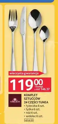 Selgros Komplet sztućców Gerlach Tunea oferta