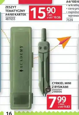Selgros Cyrkiel mini z rysikami Academy Interdruk oferta