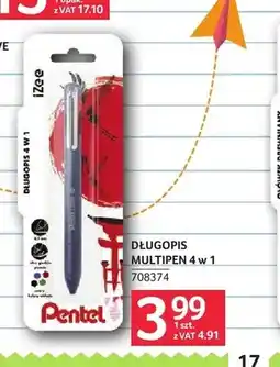 Selgros Długopis multipen 4 w 1 Pentel iZee oferta