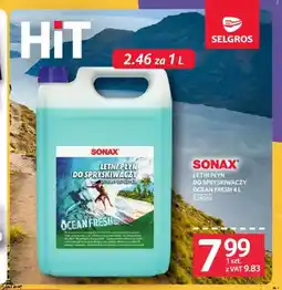 Selgros Letni płyn do spryskiwaczy Sonax Ocean Fresh oferta