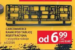 Selgros Ramki pod tablicę rejestracyjną Carcommerce oferta