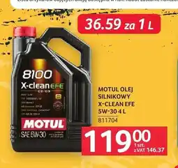 Selgros Olej silnikowy Motul X-clean EFE 5W-30 oferta