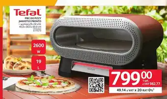 Selgros Piec do pizzy Tefal JM600TEO Pronto oferta