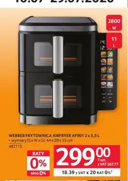 Selgros Frytownica beztłuszczowa Webber Airfryer AF901 oferta