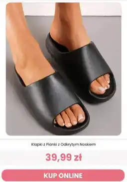 Renee Klapki z pianki z odkrytym noskiem Renee oferta