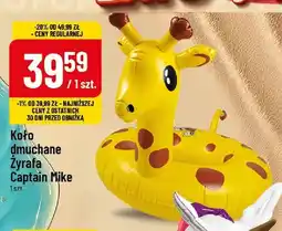 Polomarket Koło dmuchane Żyrafa Captain Mike oferta
