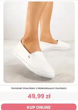 Renee Tenisówki Vices Basic z materiałowymi gumkami oferta