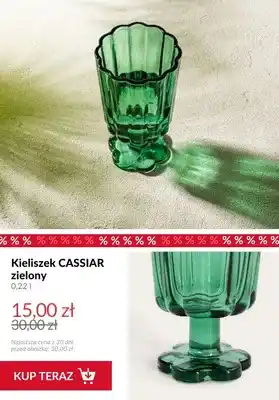 Kieliszek Cassiar zielony
