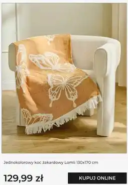 Home&You Koc żakardowy Lomli 130x170 cm oferta