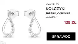 Briju Kolczyki srebrne z cyrkoniami Briju KL-002382 oferta