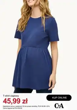 C&A T-shirt ciążowy C&A oferta