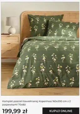 Home&You Komplet pościeli bawełnianej Koperinosi home&you 160x200 cm z 2 poszewkami 70x80 oferta
