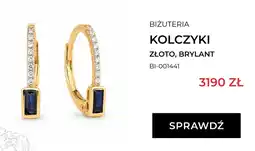 Briju Kolczyki złote z brylantem Briju oferta