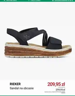 Deichmann Sandał na obcasie Rieker oferta