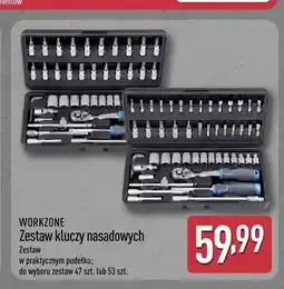 ALDI Zestaw kluczy nasadowych 47 sztuk WORKZONE oferta