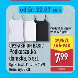 ALDI Podkoszulka damska UP2FASHION BASIC 5-pak oferta