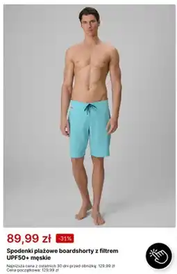 4F Spodenki plażowe boardshorty z filtrem UPF50+ męskie 4F oferta