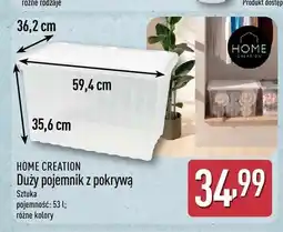 ALDI Duży pojemnik z pokrywą Home Creation oferta