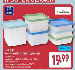 ALDI Pojemniki do mrożenia żywności Crofton oferta