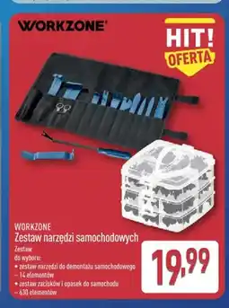 ALDI Zestaw narzędzi do demontażu samochodowego Workzone oferta