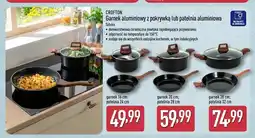 ALDI Garnek aluminiowy z pokrywką Crofton 16 cm oferta