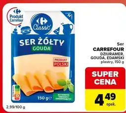 Globi Ser żółty edamski plastry Carrefour oferta