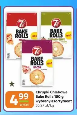Społem Częstochowa Chrupki chlebowe 7 Days Bake Rolls Pizza oferta