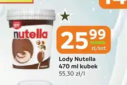 Społem Częstochowa Lody Nutella kubek oferta