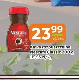 Społem Częstochowa Kawa rozpuszczalna Nescafe Classic oferta