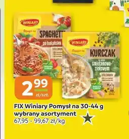 Społem Częstochowa Fix Spaghetti po bolońsku Winiary Pomysł na oferta