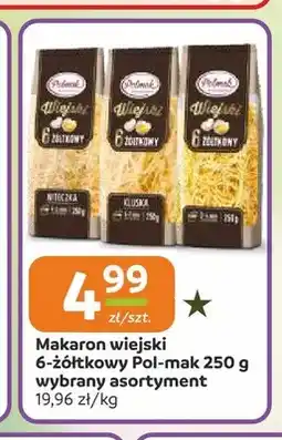 Społem Częstochowa Makaron wiejski 6-żółtkowy Niteczka Pol-mak oferta