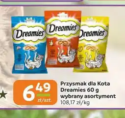 Społem Częstochowa Przysmak dla kota Dreamies oferta