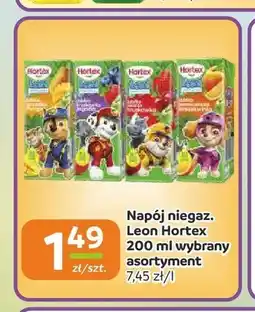 Społem Częstochowa Napój niegazowany Leon Hortex Jabłko oferta