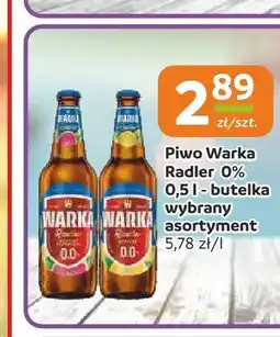 Społem Częstochowa Piwo bezalkoholowe Warka Radler oferta