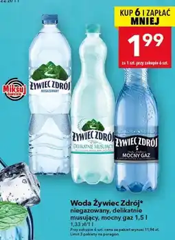 Lewiatan Woda Żywiec Zdrój niegazowana oferta
