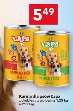 Lewiatan Karma dla psów Łapa z wołowiną oferta