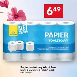 Lewiatan Papier toaletowy Ale dobre! biały 2-warstwowy oferta