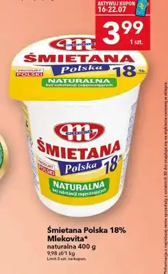 Lewiatan Śmietana Polska 18% Mlekovita naturalna oferta