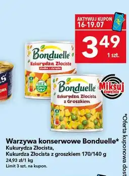 Lewiatan Warzywa konserwowe Bonduelle Kukurydza Złocista oferta