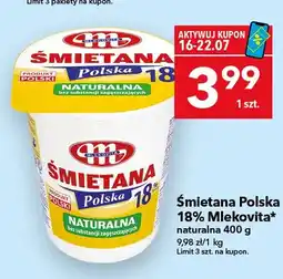 Lewiatan Śmietana Polska 18% Mlekovita oferta